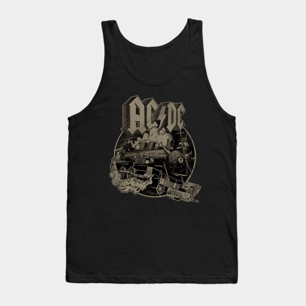 Rock N Roll Train Tank Top by renatodsc